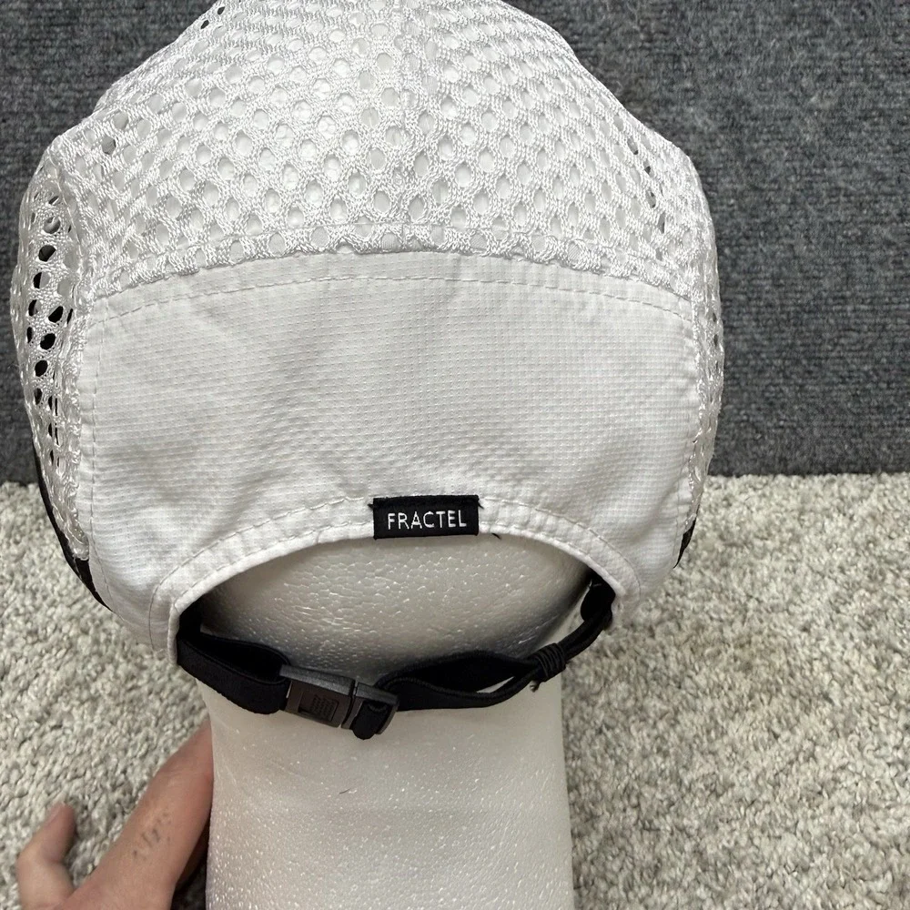 Fractel Running Hat Cap‎ adjustable white/Black